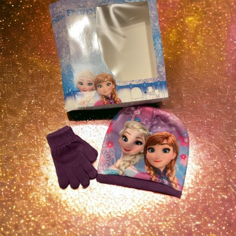 Ensemble frozen neuf bonnet et gants