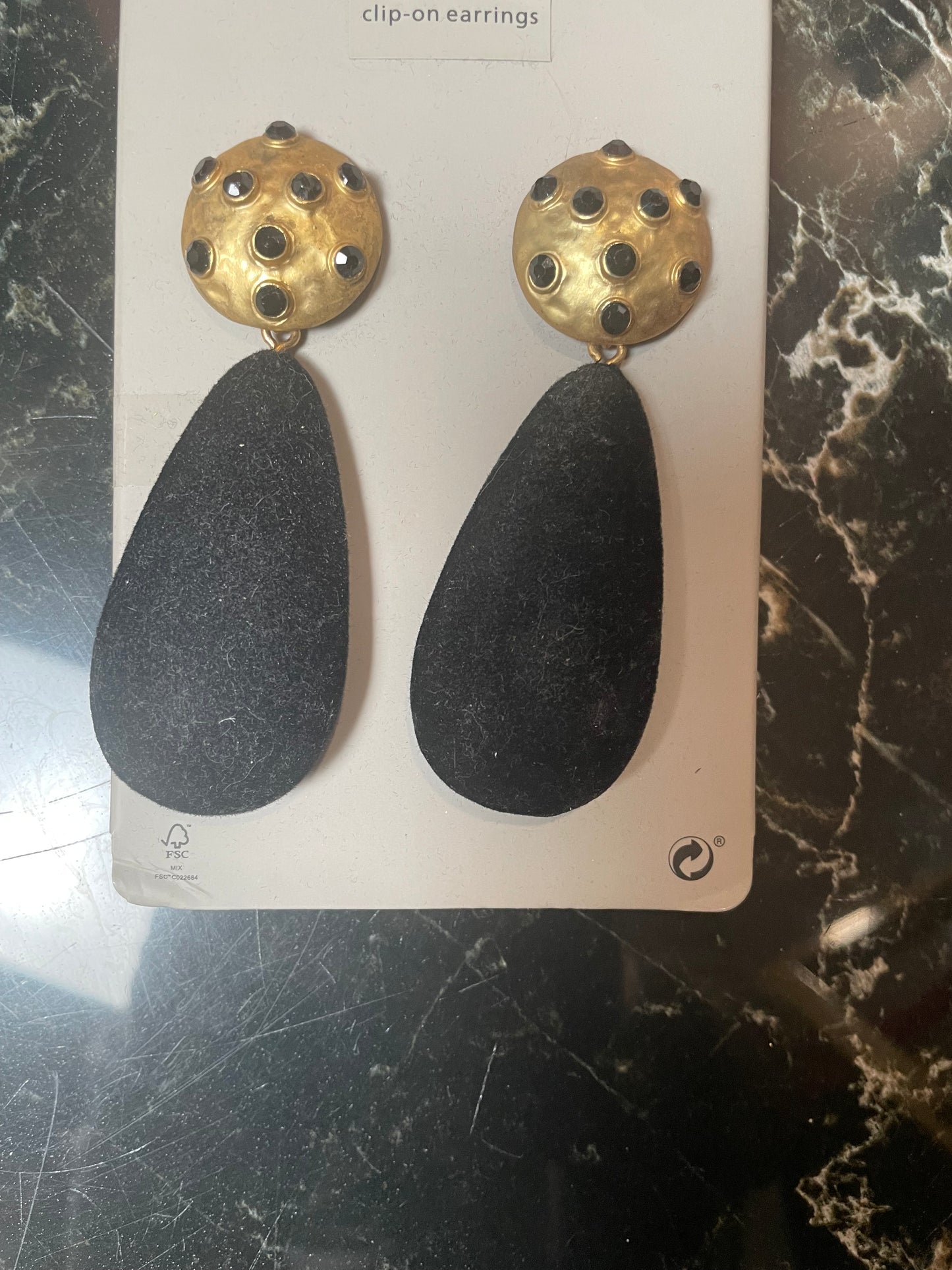 Boucles d’oreilles Zara neuves clips