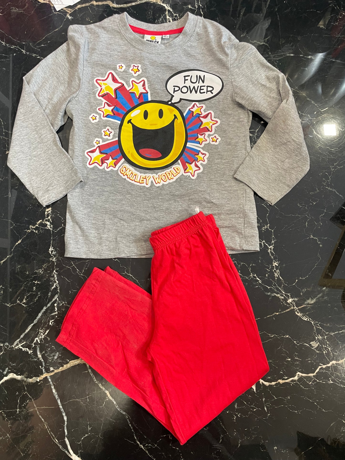 Pyjama smiley 6 ans